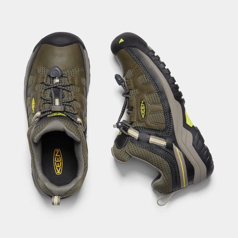 Zapatos Trekking Keen Targhee Para Niños Verde Oscuro Oliva - Zapatos Keen Mexico (817092-YPL)